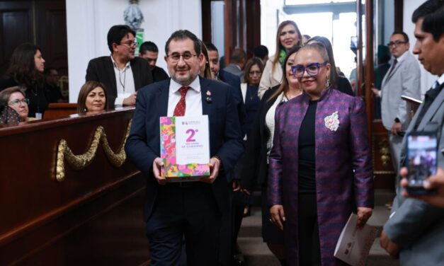 El Segundo Informe de la Jefa de Gobierno da cuenta de avances en electromovilidad, obras, vivienda y agua; Secretario de Gobierno lo entrega al Congreso de la Ciudad de México