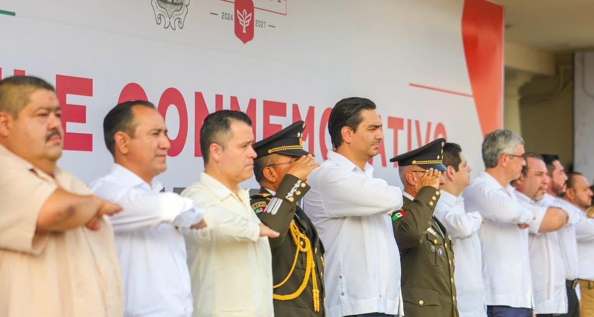 PRESIDIÓ CARLOS PEÑA ORTIZ DESFILE CONMEMORATIVO DEL 216 ANIVERSARIO DEL INICIO DE LA LUCHA POR LA INDEPENDENCIA DE MÉXICO